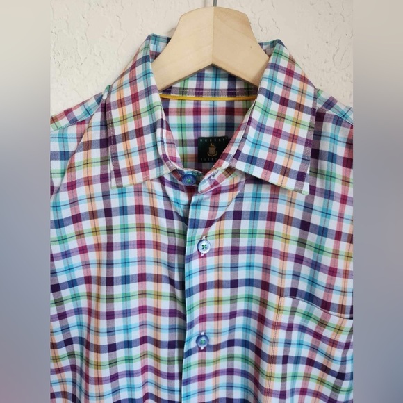 Robert Talbott Men's Button Down Long Sleeve Size Large - Picture 3 of 9